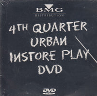 BMG 4th Quarter Urban Instore Play DVD 16-Track Promo