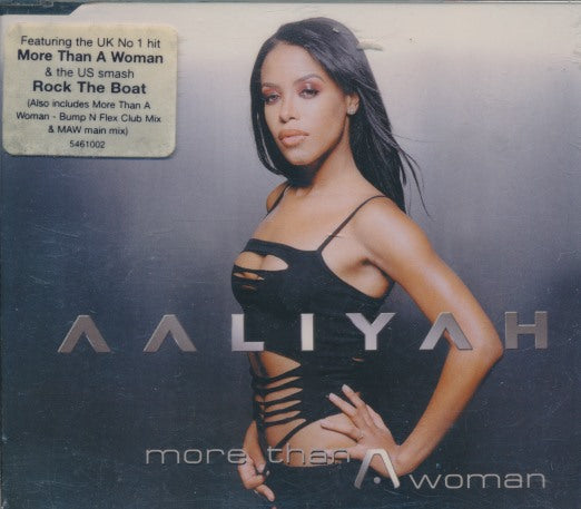 Aaliyah: More Than A Woman 4-Track Maxi-Single w/ Hype Sticker & Cracked Case