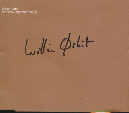 William Orbit: Barber's Adagio For Strings Signed 5-Track Maxi-Single