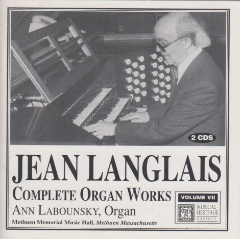Jean Langlais: Complete Organ Works Volume VII 2-Disc Set