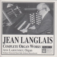 Jean Langlais: Complete Organ Works Volume VII 2-Disc Set
