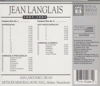 Jean Langlais: Complete Organ Works Volume VII 2-Disc Set