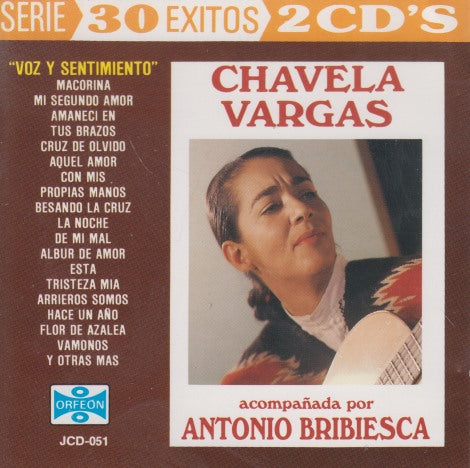 Chavela Vargas: Acompanada Por Antonio Bribiesca Vol. 1 2-Disc Set