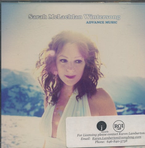 Sarah McLachlan: Wintersong Advance Promo w/ Licensing Sticker