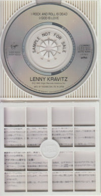 Lenny Kravitz: Rock And Roll Is Dead Japan 2-Track Promo