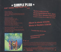 Simple Plan: Don't Wanna Think About You 1-Track Promo