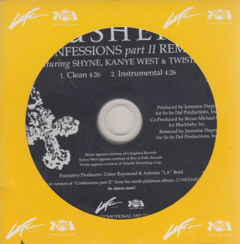 Usher: Confessions Part II: Remix 2-Track Promo