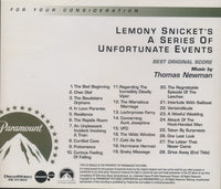 Lemony Snicket's A Series Of Unfortunate Events: Best Original Score FYC Promo w/ Back Artwork