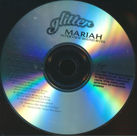 Mariah Carey: Glitter: Interview Sound Bites Promo
