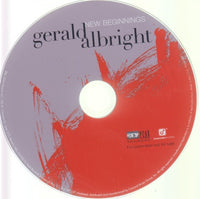 Gerald Albright: New Beginnings w/ Promo Stamp