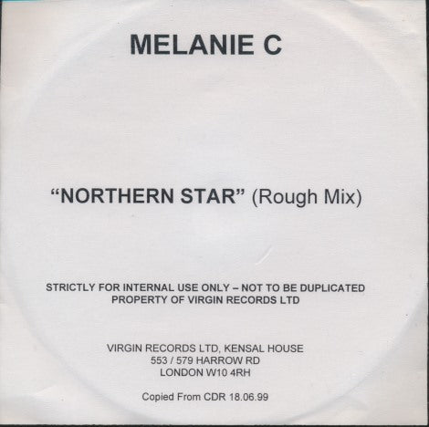 Melanie C: Northern Star (Rough Mix) 1-Track Promo w/ Stress Fracture