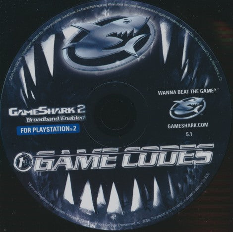 GameShark 2: Game Codes 5.1