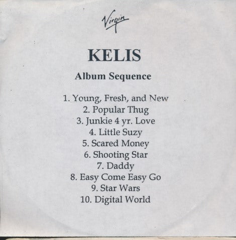 Kelis: Wanderland: Album Sequence 10-Track Promo w/ Front Artwork