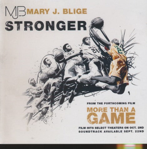 Mary J. Blige: Stronger 2-Track Promo w/ Front Artwork