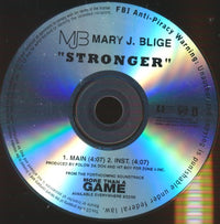 Mary J. Blige: Stronger 2-Track Promo w/ Front Artwork