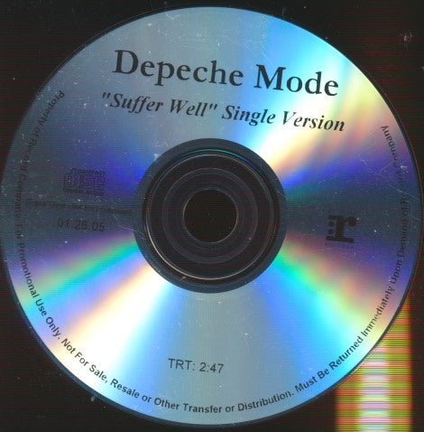 Depeche Mode: Suffer Well 1-Track Promo w/ No Artwork