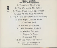 Nanci Griffith: The Dust Bowl Symphony 14-Track Promo w/ Back Artwork