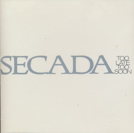 Jon Secada: Too Late, Too Soon 2-Track Promo