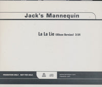 Jack's Mannequin: La La Lie 1-Track Promo