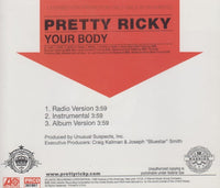 Pretty Ricky: Your Body 3-Track Promo w/ Back Artwork