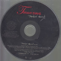 Tiffany Evans: Thinkin' About 1-Track Promo w/ Back Artwork