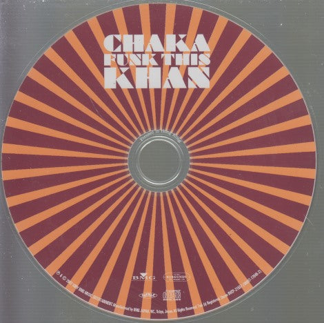 Chaka Khan: Funk This 15-Track Japan Promo w/ Back Artwork