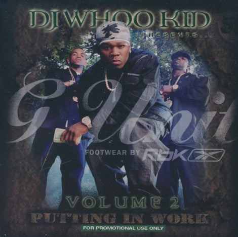DJ Whoo Kid & G-Unit: Putting In Work Volume 2 Promo w/ Front Artwork