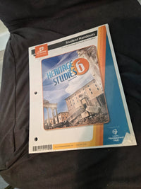 BJU Press Heritage Studies 6: Student Text Activity Manual Handouts Lot MB 3rd