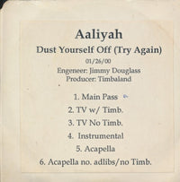 Aaliyah: Dust Yourself Off (Try Again) 8-Track Promo