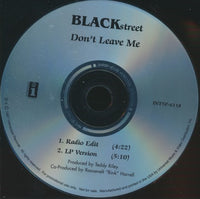Blackstreet: Don't Leave Me 2-Track Promo w/ Back Artwork