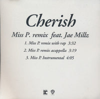 Miss P. Feat. Jae Millz: Cherish (Remix) 3-Track Promo w/ Front Artwork