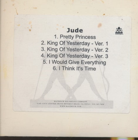 Jude: 4-Song Advance 6-Track Promo