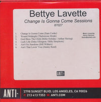 Bettye Lavette: Change Is Gonna Come Sessions 6-Track Promo