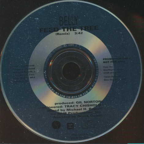 Belly: Feed The Tree (Remix) 1-Track Promo w/ Back Artwork