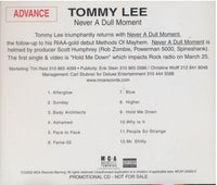 Tommy Lee: Never A Dull Moment Advance Promo w/ Back Artwork - NeverDieMedia