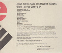 Ziggy Marley And The Melody Makers: Free Like We Want 2 B 13-Track Promo w/ Back Artwork