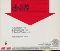 Lil Kim: Lighters Up 3-Track Promo w/ Back Artwork