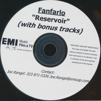 Fanfarlo: Reservoir 15-Track Promo w/ Back Artwork