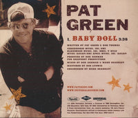 Pat Green: Baby Doll 1-Track Promo w/ Back Artwork