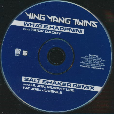 Ying Yang Twins: What's Happnin! / Salt Shaker Remix 11-Track Promo