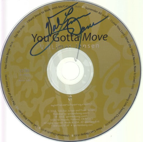 ValLimar Jansen: You Gotta Move Signed