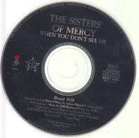 The Sisters Of Mercy: When You Don't See Me: Remix 1-Track Promo w/ Back Artwork - NeverDieMedia