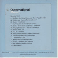 Outernational Music Sampler Volume 1 15-Track Promo
