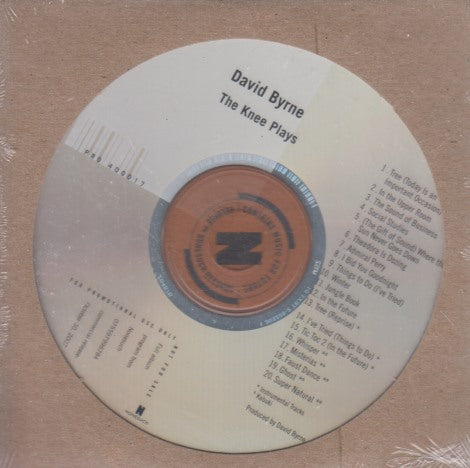 David Byrne: The Knee Plays 20-Track Advance Promo
