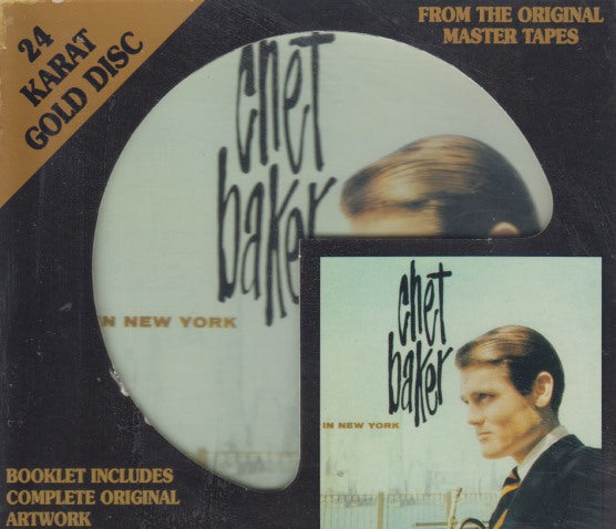 Chet Baker: In New York 24k Gold w/ Case Slip & Lift Lock Case