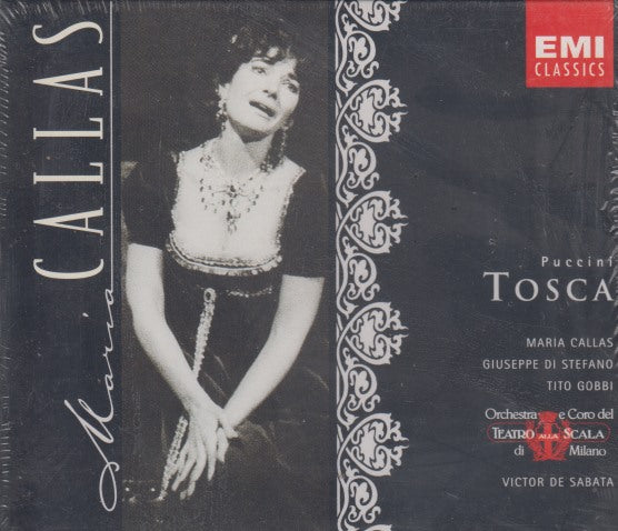 Maria Callas: Puccini: Tosca / De Sabata 2-Disc Set w/ Case Slip & Booklet