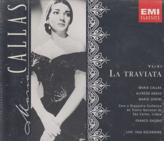 Maria Callas: Verdi: La Traviata / Ghione 2-Disc Set w/ Case Slip & Booklet