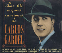 Carlos Gardel: Las 60 Mejores Canciones De Carlos Gardel 2-Disc Set w/ Case Slip & Booklet