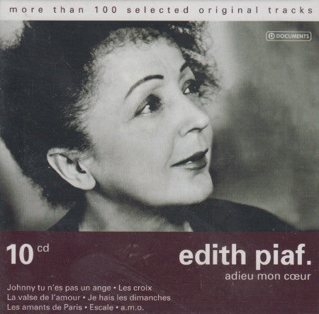Edith Piaf: Adieu Mon Coeur 10-Disc Set