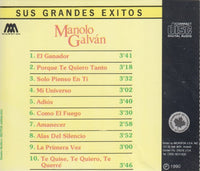 Manolo Galvan: Sus Grandes Exitos